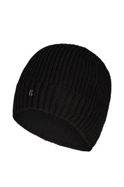 Strickmütze aus Wollmix - 026 - Schwarz