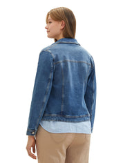 Jeansjacke aus Baumwolle - 10110-Blue Denim - Blau