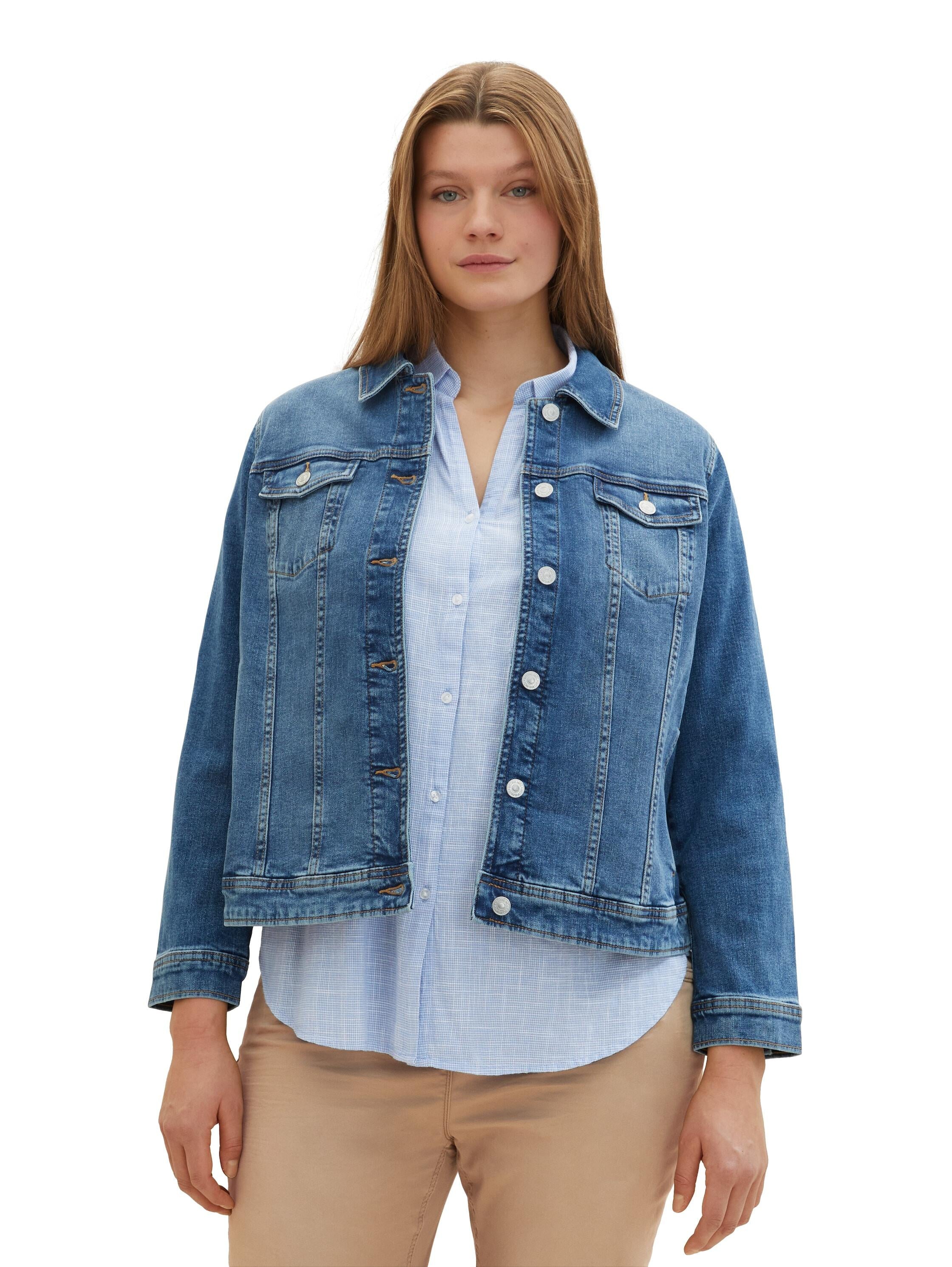 Jeansjacke aus Baumwolle - 10110-Blue Denim - Blau