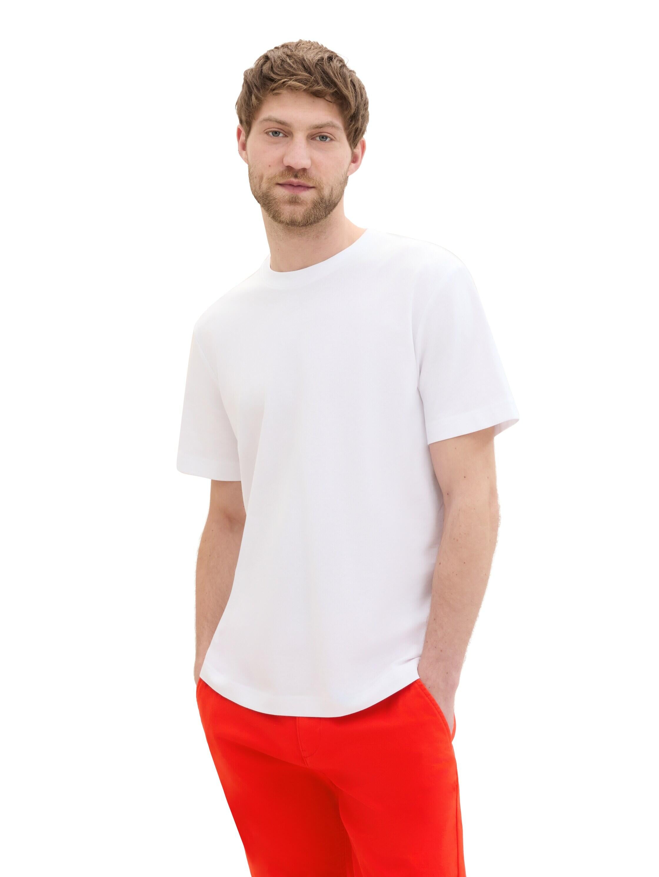 T-Shirt aus Baumwolle - 20000-White - Weiß