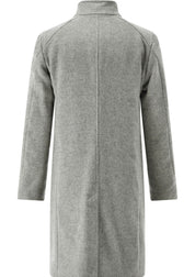 Mantel MATS mit Stehkragen - 81 - Grau
