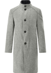 Mantel MATS mit Stehkragen - 81 - Grau