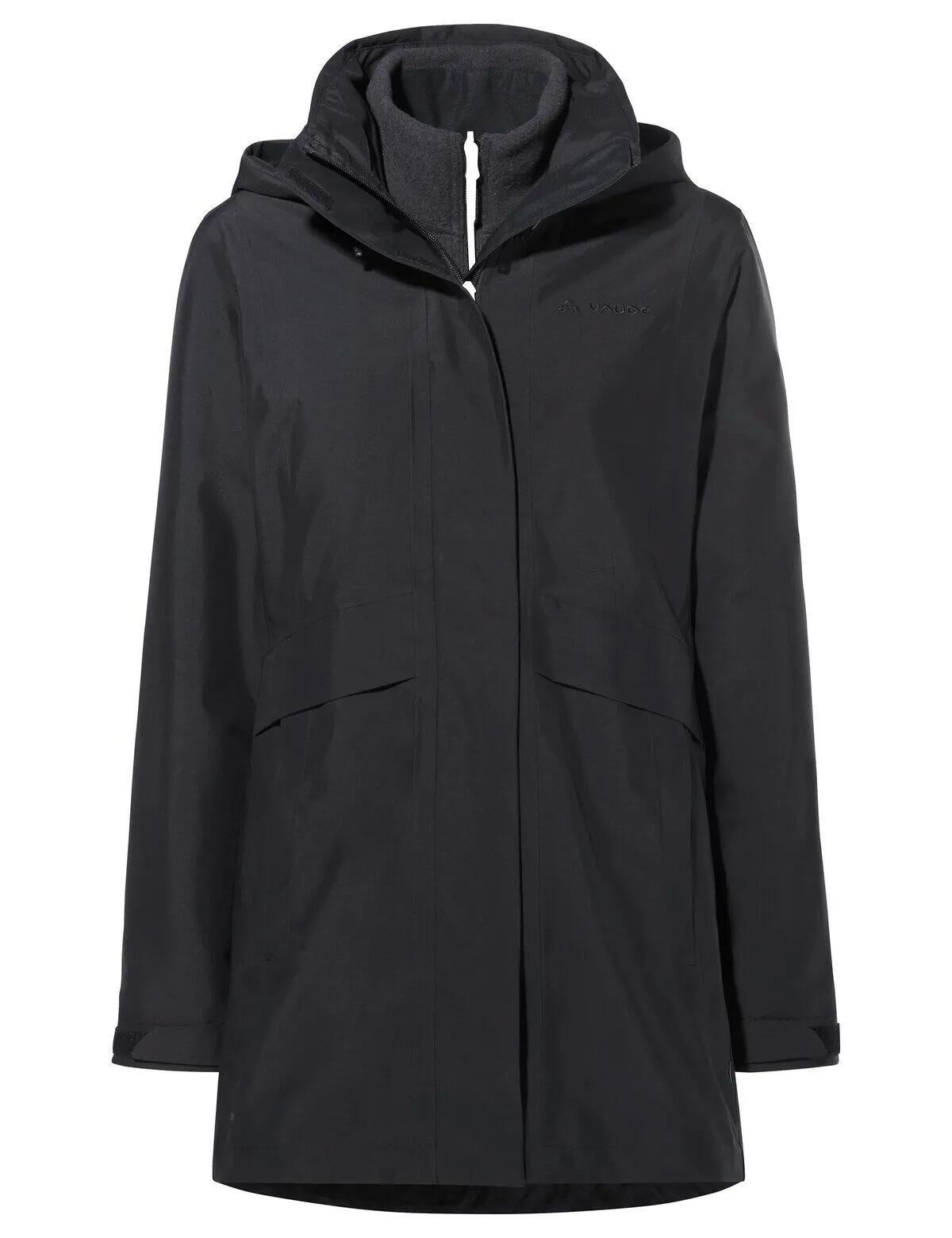 Parka IDRIS 3in1 IV mit Kapuze - 010-black - Schwarz