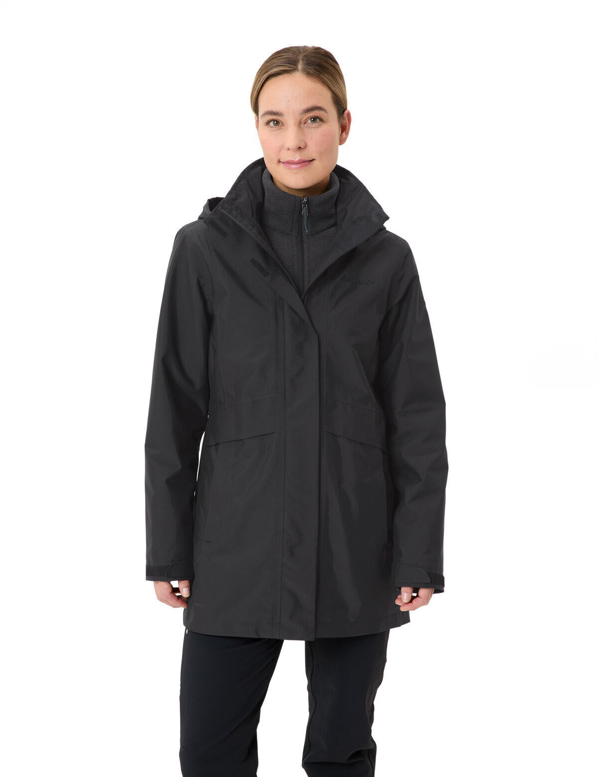 Parka IDRIS 3in1 IV mit Kapuze - 010-black - Schwarz