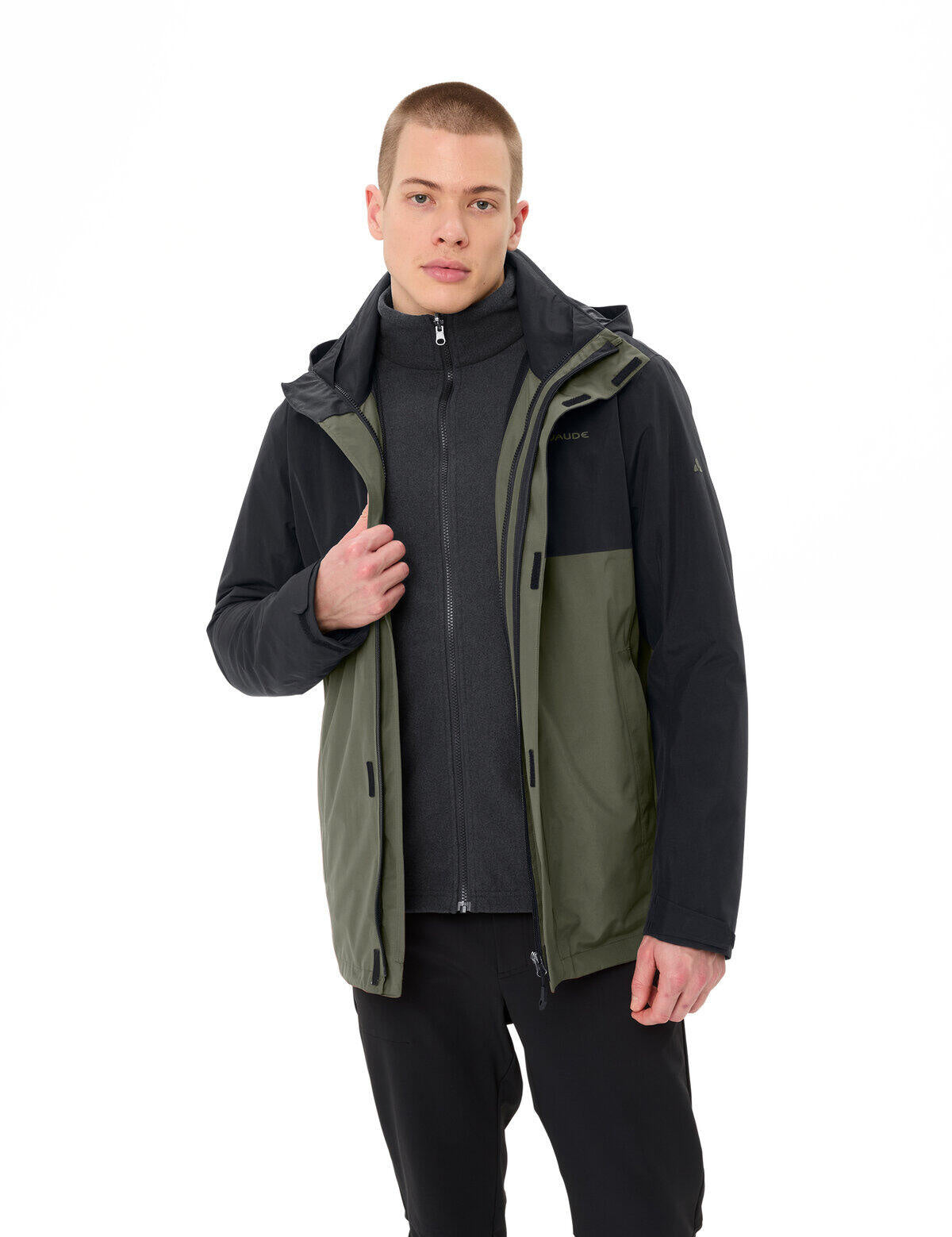 Funktionsjacke ROSEMOOR 3in1 - 106-black/khaki - Khaki
