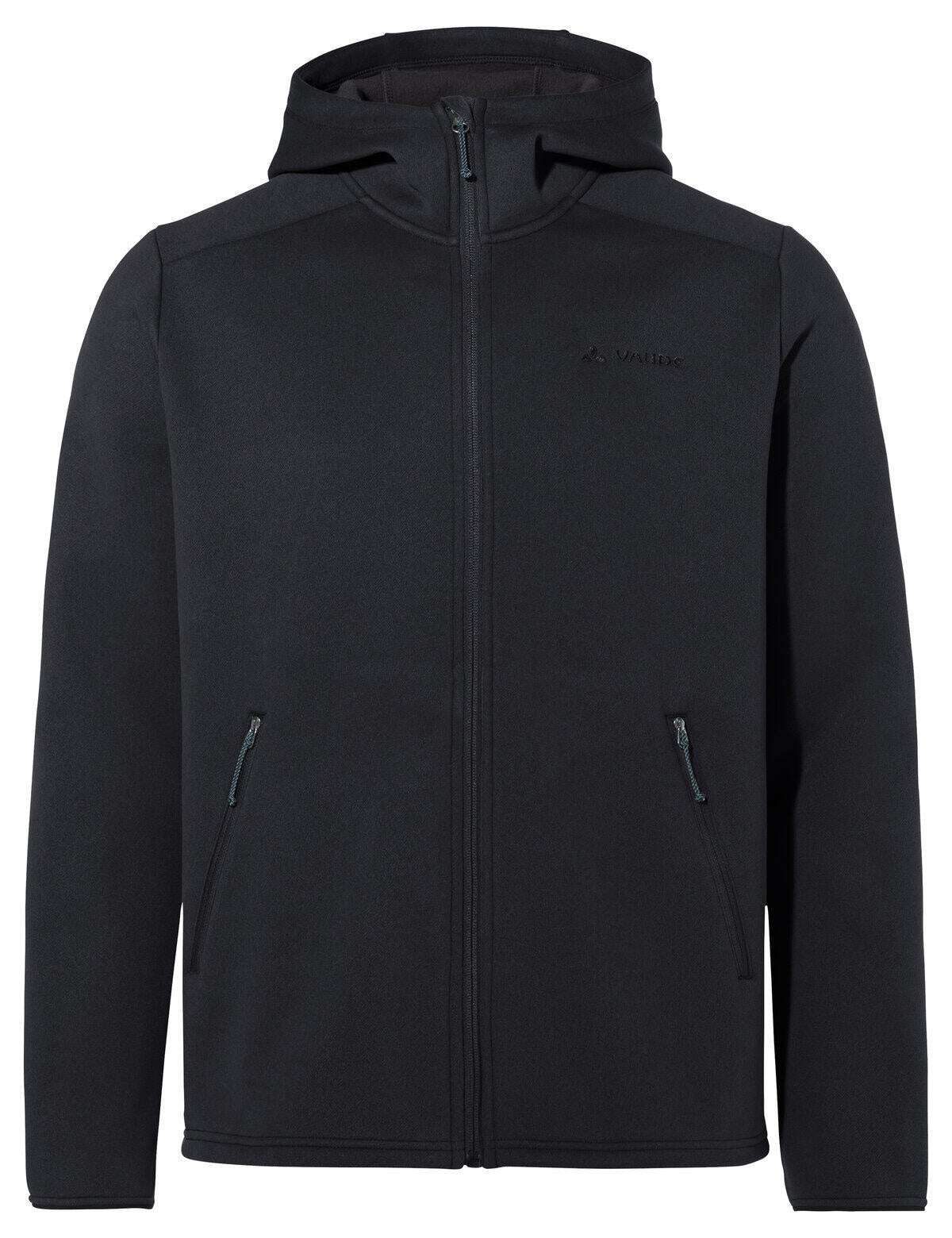 Fleecejacke IDRIS mit Kapuze - 010-black - Schwarz