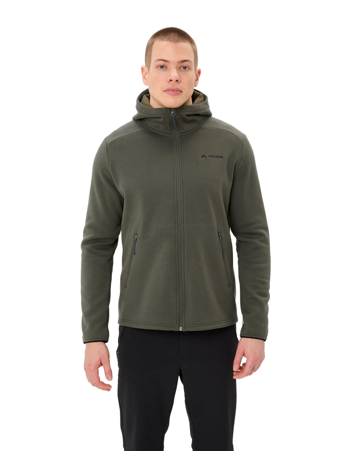 Fleecejacke IDRIS mit Kapuze - 161-khaki - Khaki