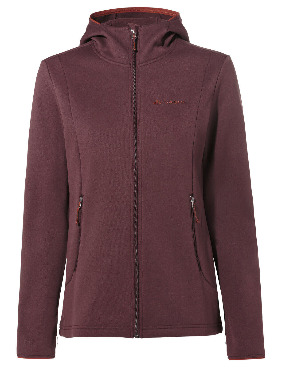 Fleecejacke IDRIS mit Kapuze - 318-dark oak - Braun