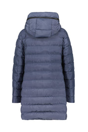 Lange Steppjacke - 0090 - Blau