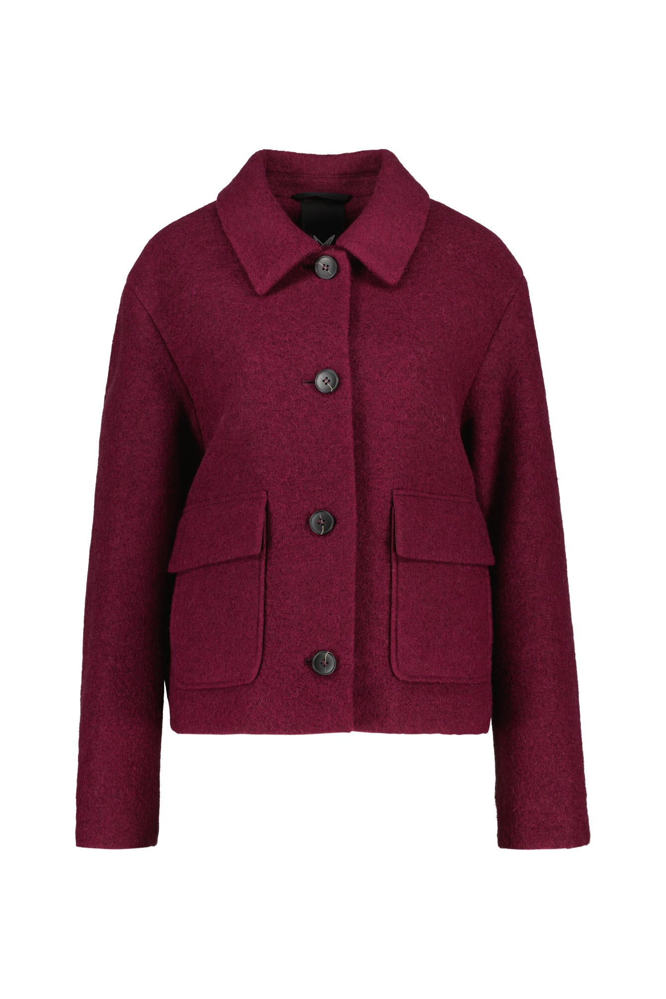 Strickjacke aus Wollmix - 0641 - Rot