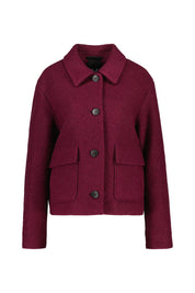 Strickjacke aus Wollmix - 0641 - Rot