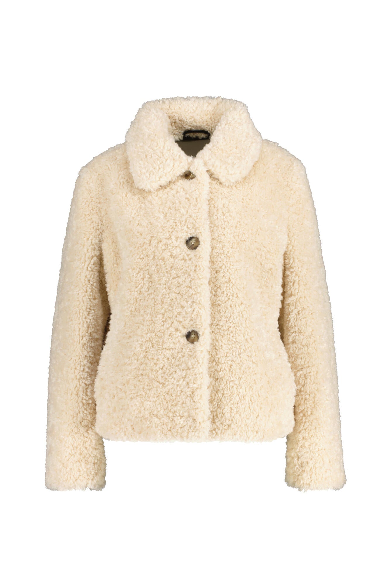 Übergangsjacke aus Fun Fur - 0012 - Beige