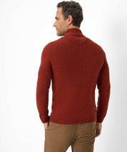 Strickpullover Steffen - 46-burned red - Rot