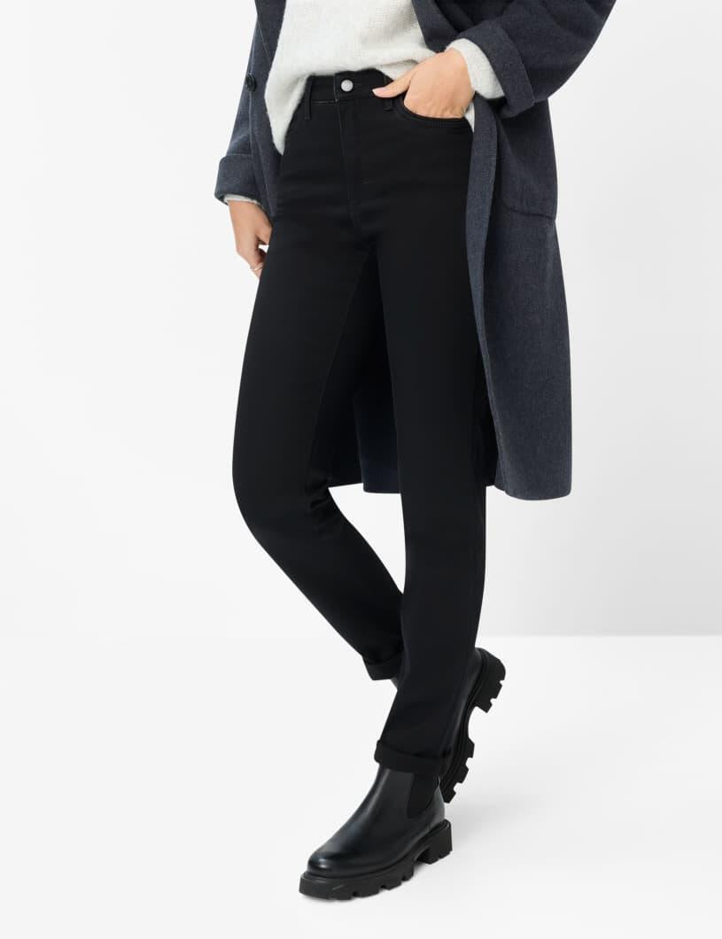 Jeans MARY Regular Fit - 02-CLEAN BLACK BLACK - Schwarz