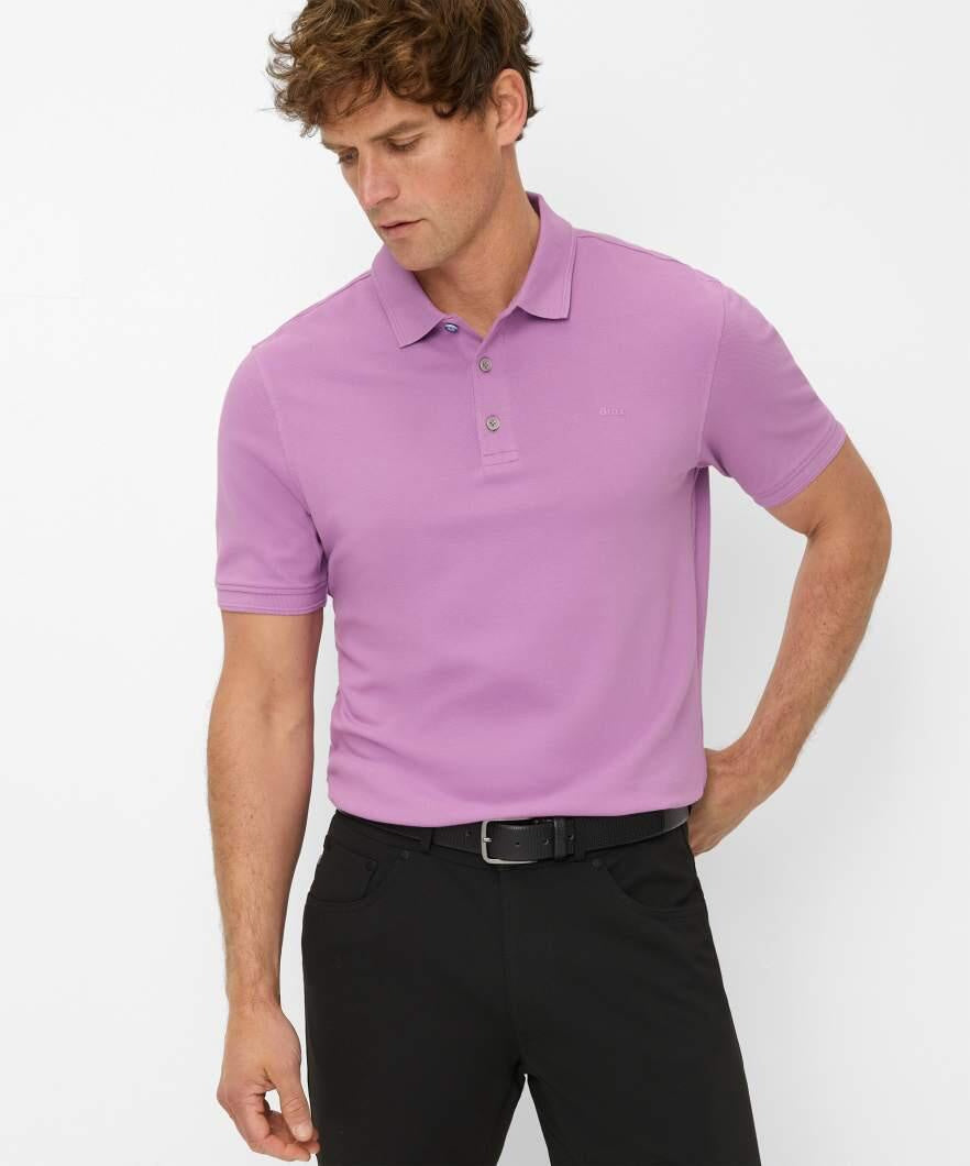 Poloshirt PETE aus Baumwolle - 83-lilac - Violett