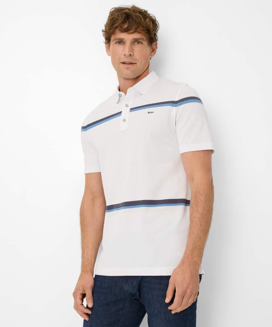 Poloshirt PETE aus Baumwolle - 99-white - Weiß