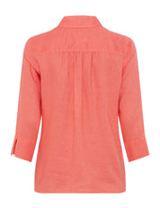 Leinenbluse VICKI - 45-watermelon - Rot
