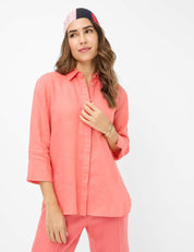 Leinenbluse VICKI - 45-watermelon - Rot