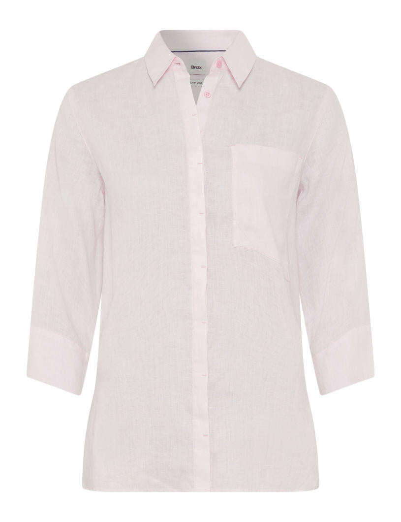 Leinenbluse VICKI - 48-rose quartz - Rosa