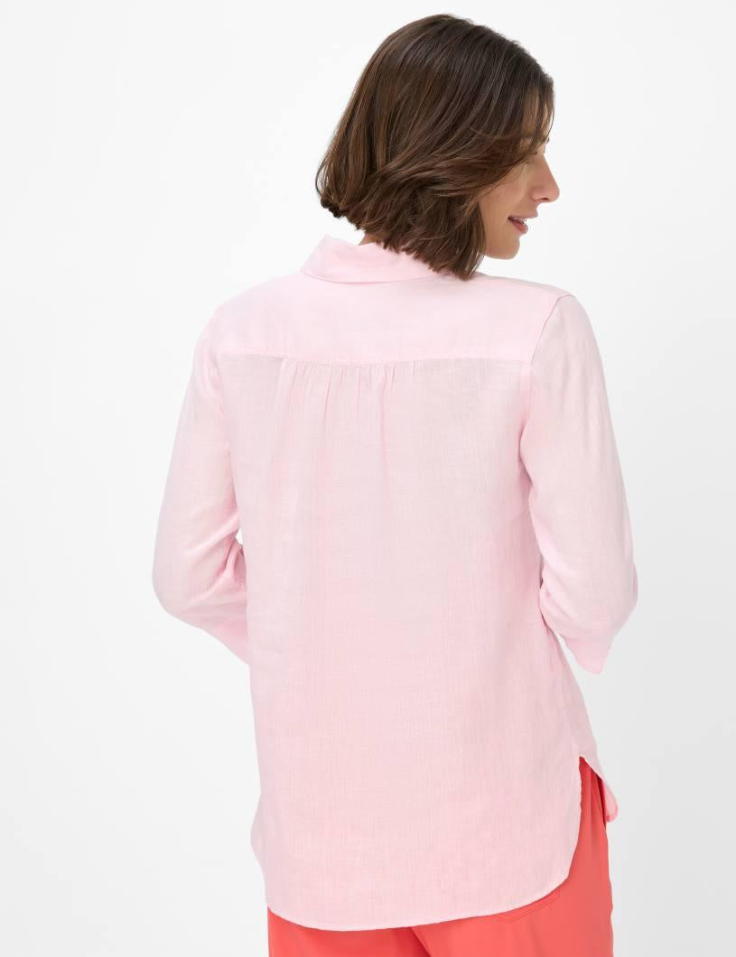 Leinenbluse VICKI - 48-rose quartz - Rosa