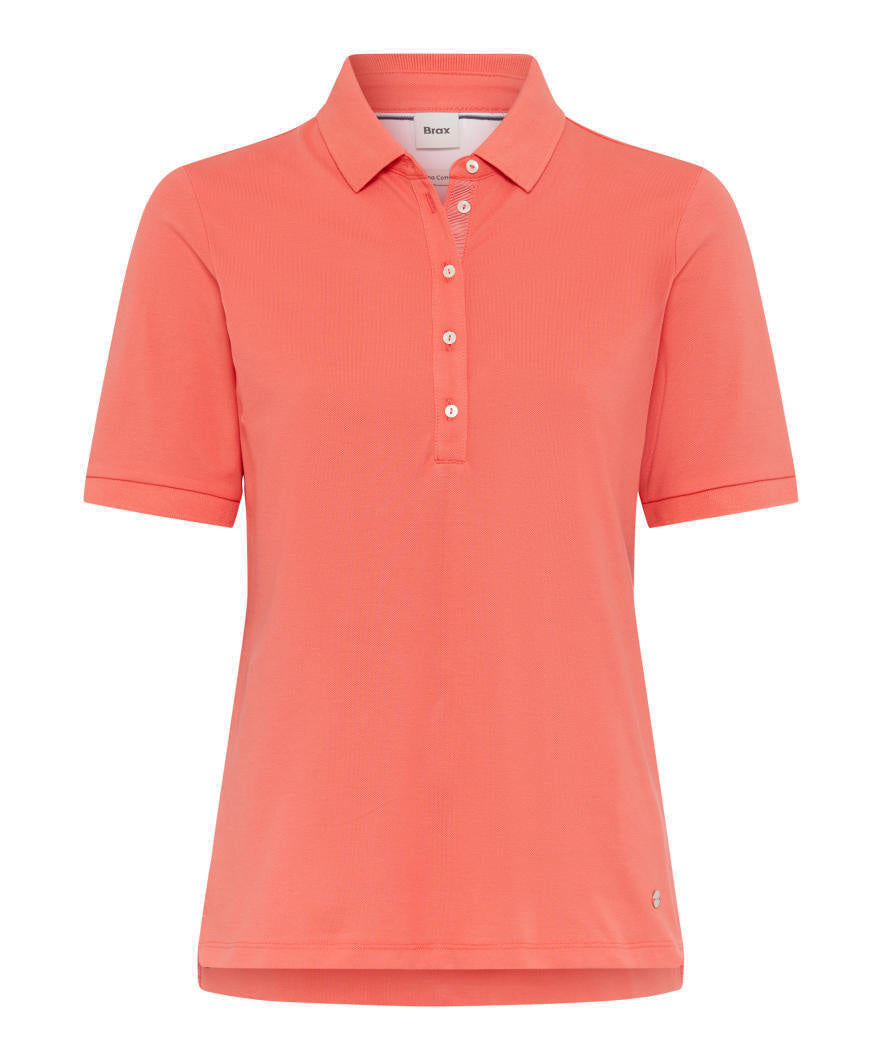 Poloshirt CLEO aus Baumwolle - 45-watermelon - Rosa