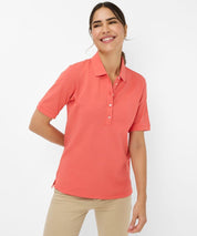 Poloshirt CLEO aus Baumwolle - 45-watermelon - Rosa