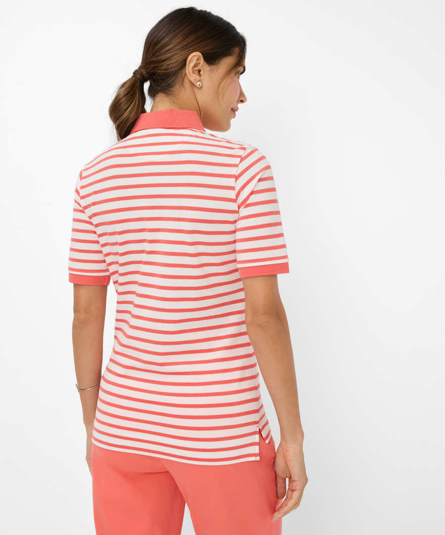 Poloshirt CLEO aus Baumwolle - 45-watermelon - Rosa