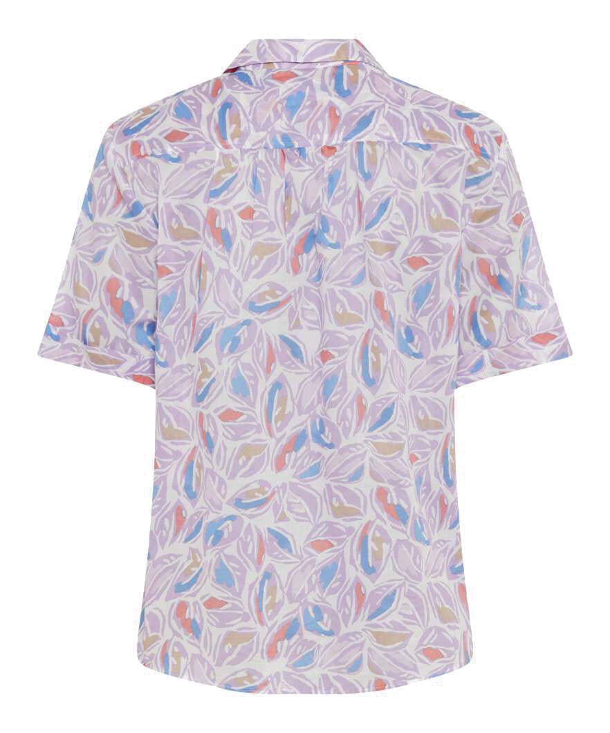 Bluse VERI aus Baumwolle - 87-lavender - Rosa