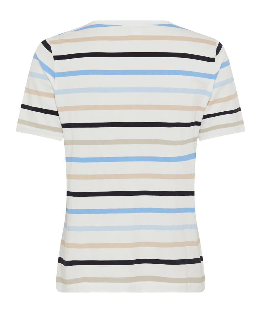 T-Shirt CLARINA gestreift - 25-cornflower - Blau