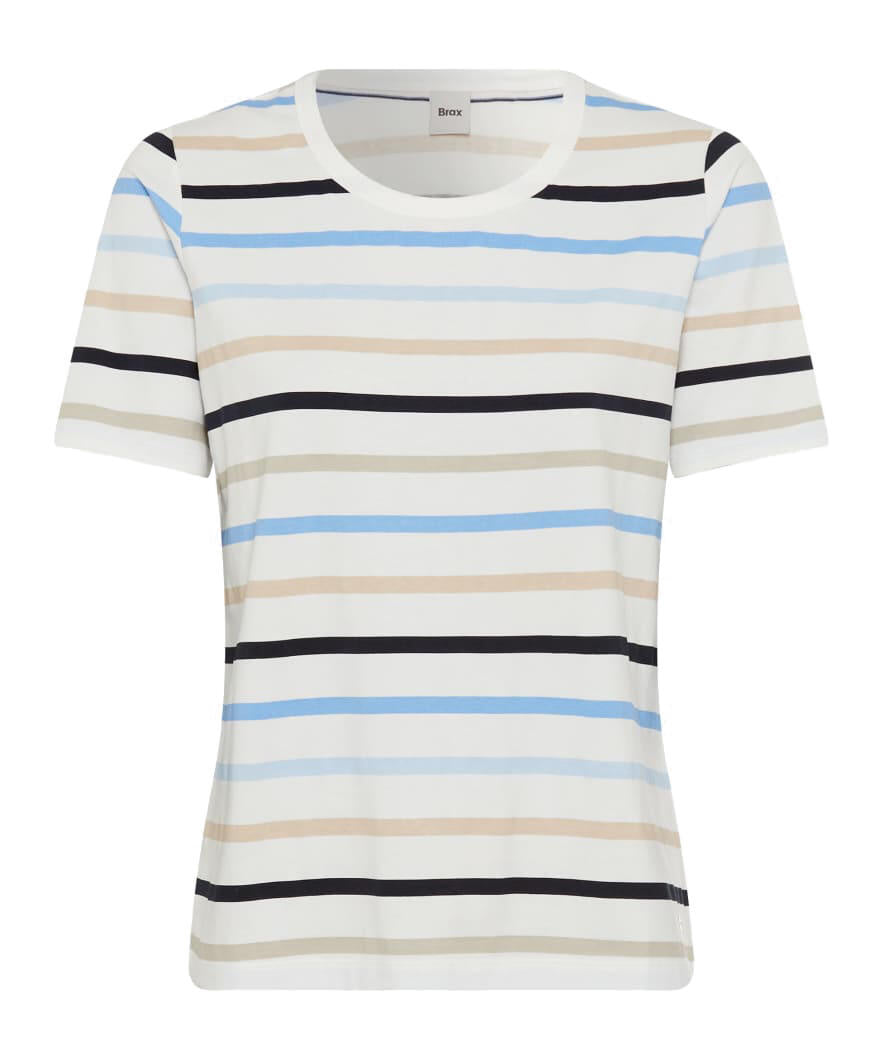 T-Shirt CLARINA gestreift - 25-cornflower - Blau