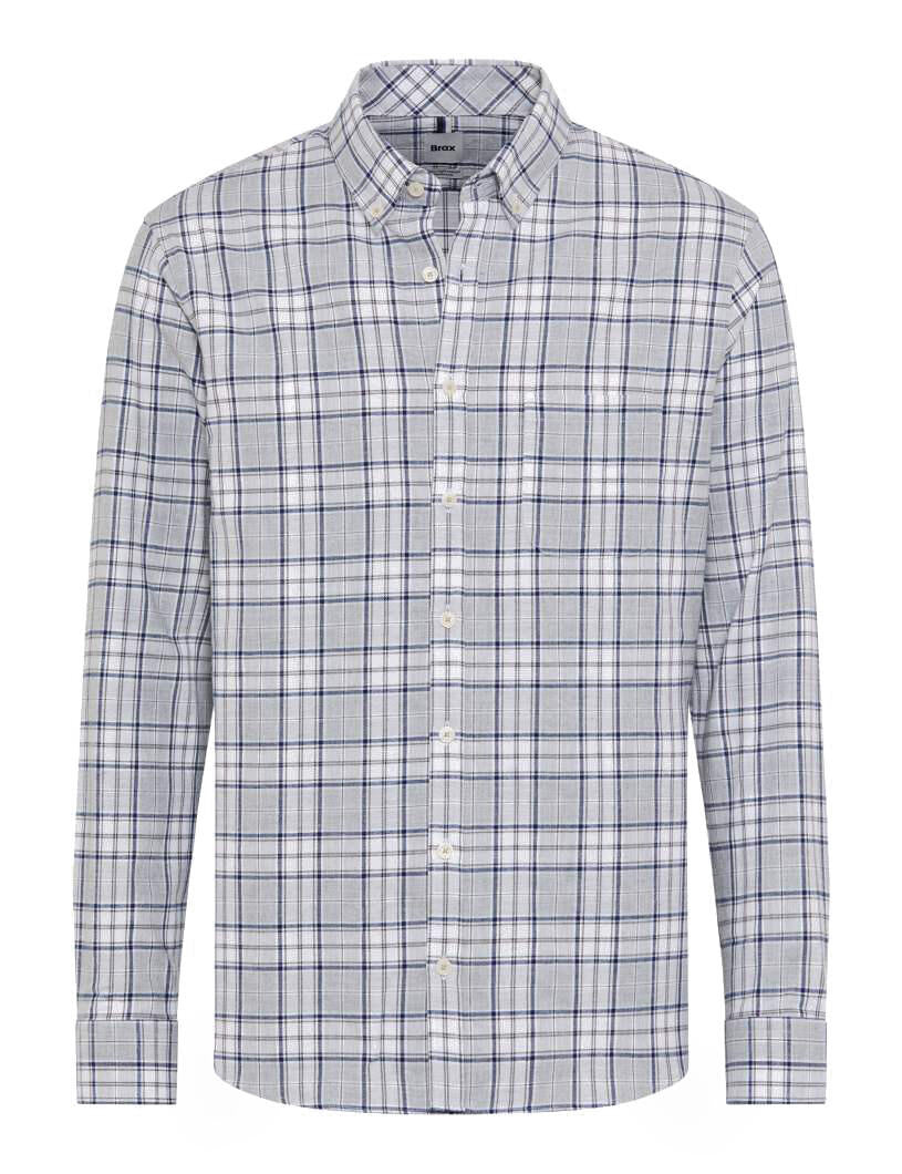 Freizeithemd DANIEL Modern Fit - 05-elefant - Grau