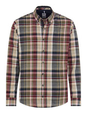 Freizeithemd DANIEL Modern Fit - 41-velvet - Rot