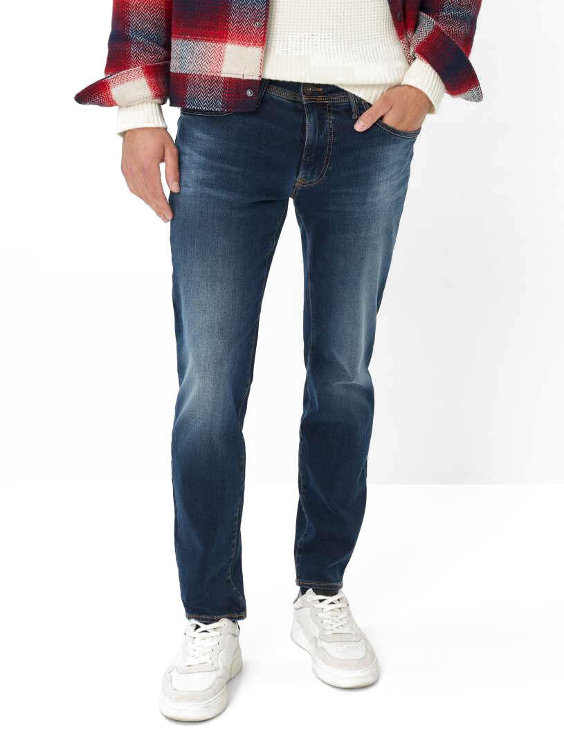 Jeans CHRIS Slim Fit - 13-SECRET BLUE USED - Blau