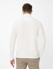 Langarmshirt BENNO aus Baumwolle - 98-offwhite - Weiß