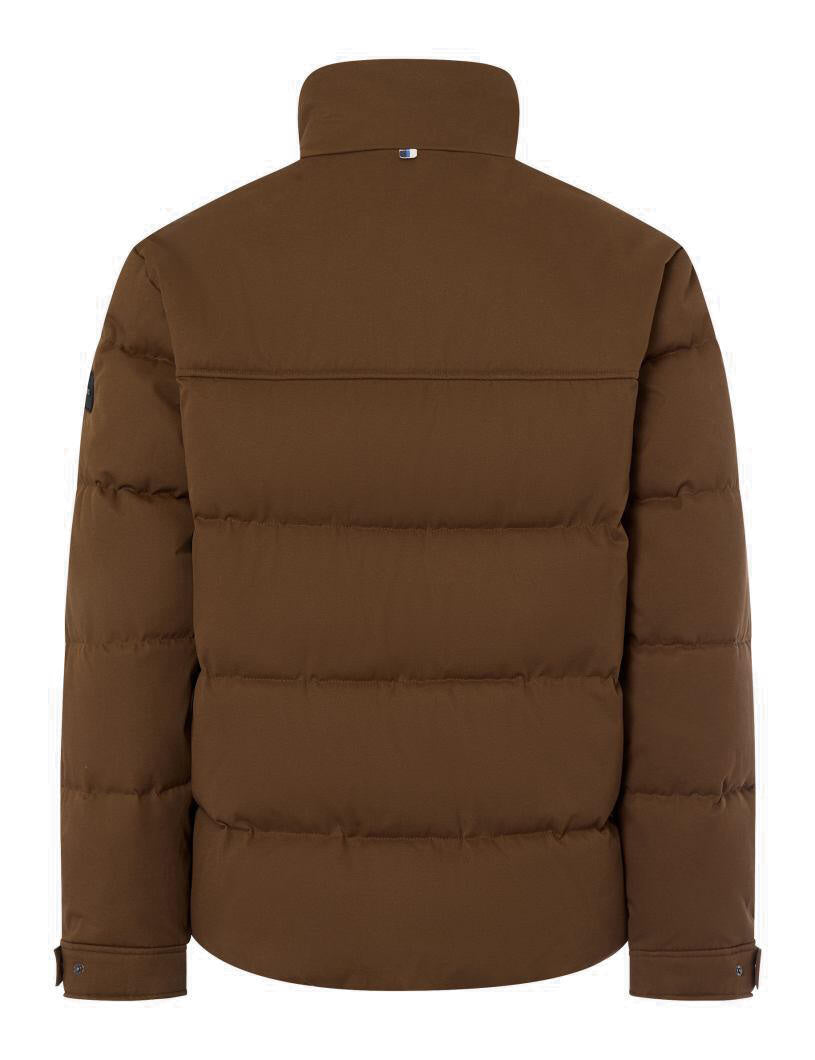 Steppjacke MARIO mit Stehkragen - 52-nougat - Braun