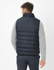 Steppweste SERGIO mit Stehkragen - 23-navy - Blau