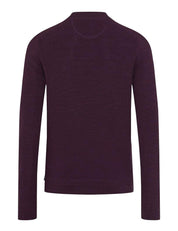 Strickpullover ROY aus Baumwollmix - 88-blackberry - Violett