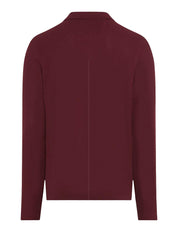 Sweatshirt mit Polokragen - 41-velvet - Rot