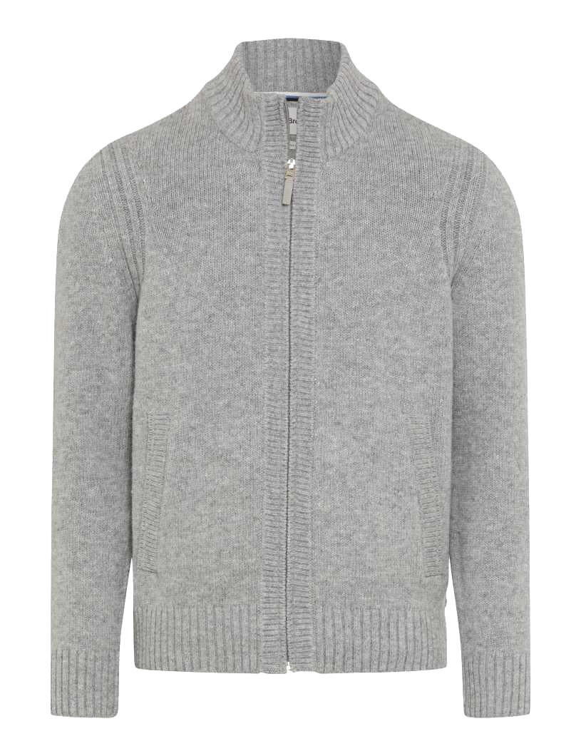Strickjacke JAKE - 04-platin - Grau