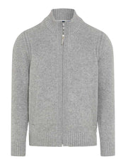 Strickjacke JAKE - 04-platin - Grau