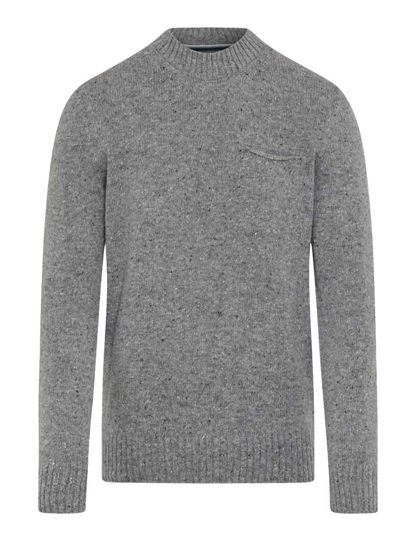 Strickpullover BUDDY - 04-platin - Grau