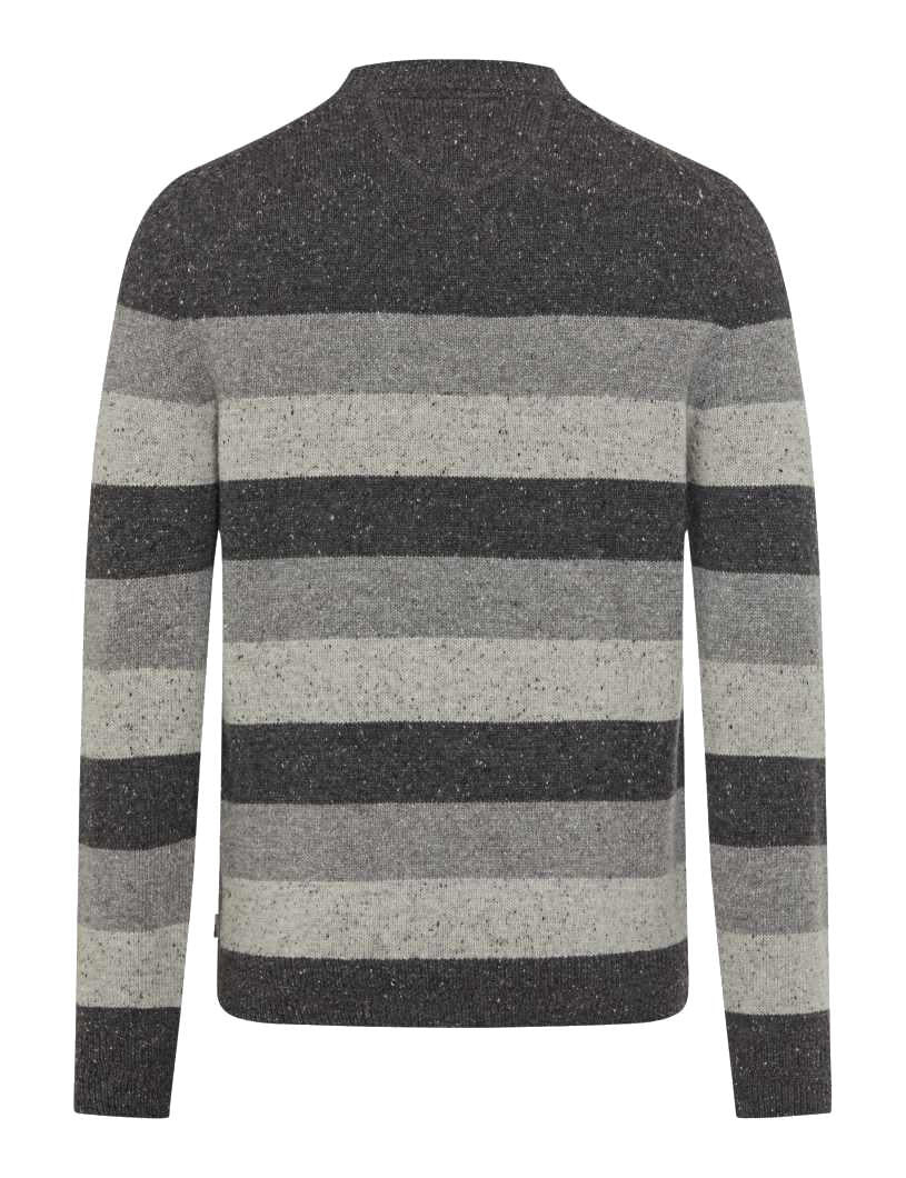 Strickpullover RICK aus Wollmix - 07-cement - Grau