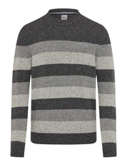 Strickpullover RICK aus Wollmix - 07-cement - Grau