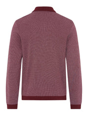 Langarm-Poloshirt PAROS aus Baumwollmix - 41-velvet - Rot