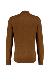 Strickjacke JAKE aus Baumwollmix - 54-toffee - Braun