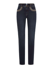 Jeans MARY S Regular Fit - 23-USED BLUE BLACK - Blau