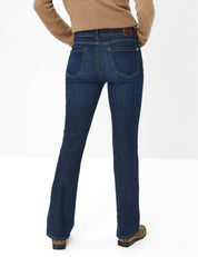 Jeans SHAKIRA mit Bootcut - 24-USED DARK BLUE - Blau