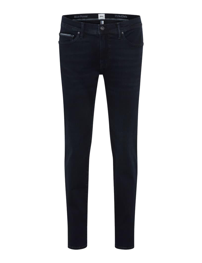 Jeans CHRIS Slim Fit - 12-DEEP BLUE USED - Blau