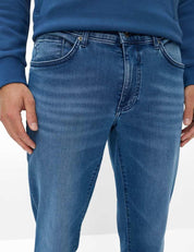 Jeans CADIZ Straight Leg - 26-MID BLUE USED - Blau