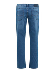 Jeans CADIZ Straight Leg - 26-MID BLUE USED - Blau